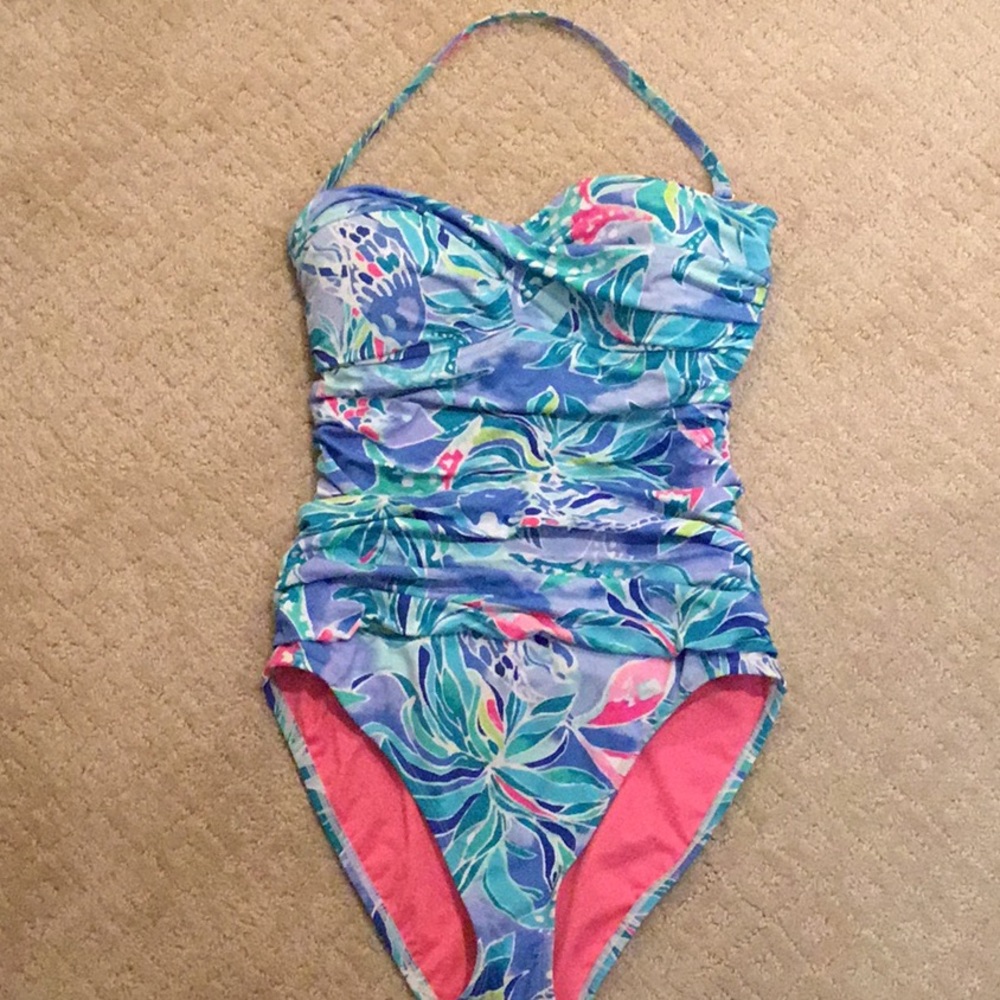 Lily Pulitzer Flamenco One Piece Sz 4